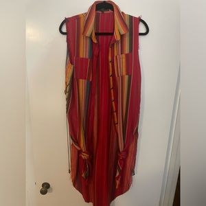Lucky & Blessed Boho Duster Vest size small. Never worn